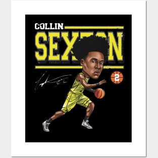 Collin Sexton Utah Cartoon Posters and Art